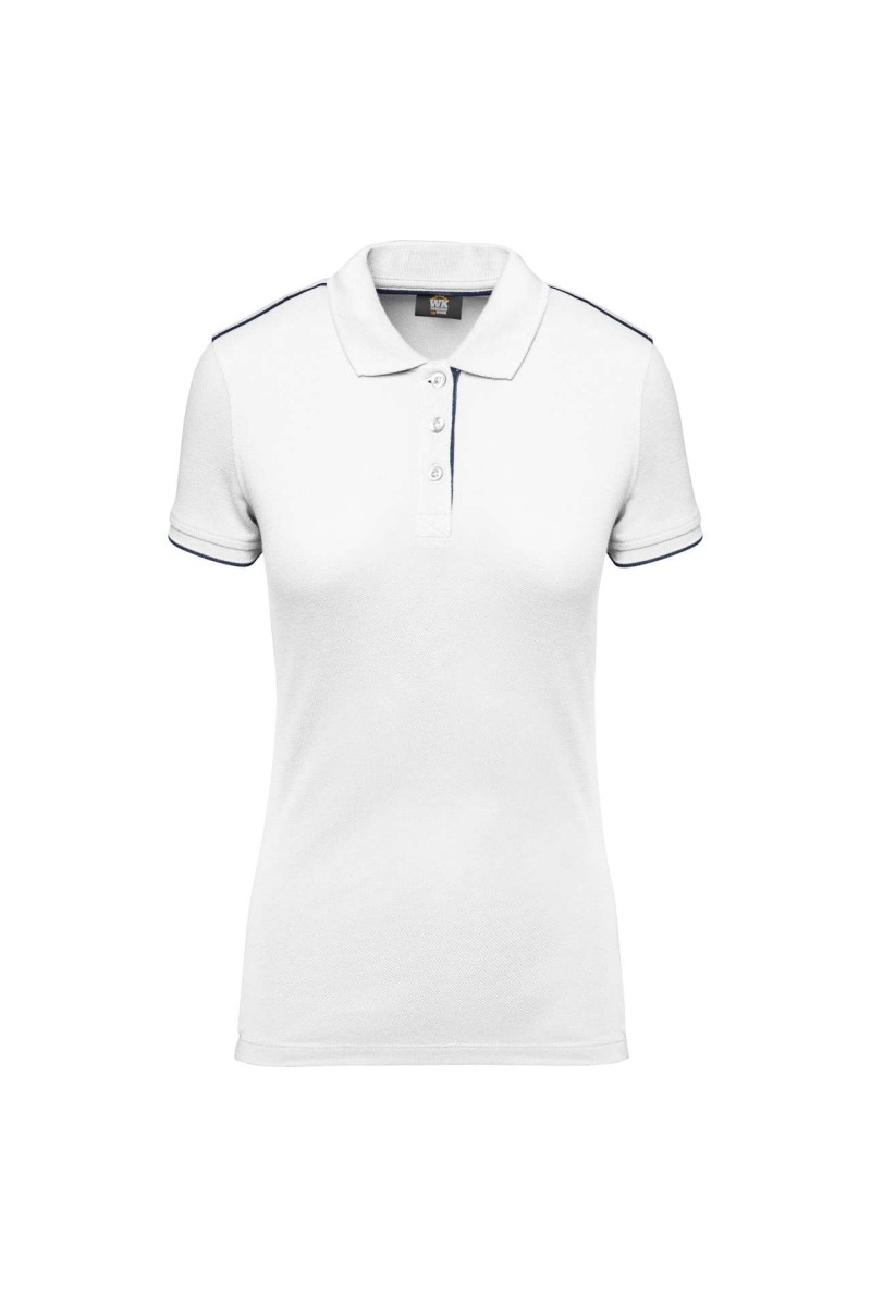 LADIES' SHORT-SLEEVED CONTRASTING DAYTODAY POLO SHIRT