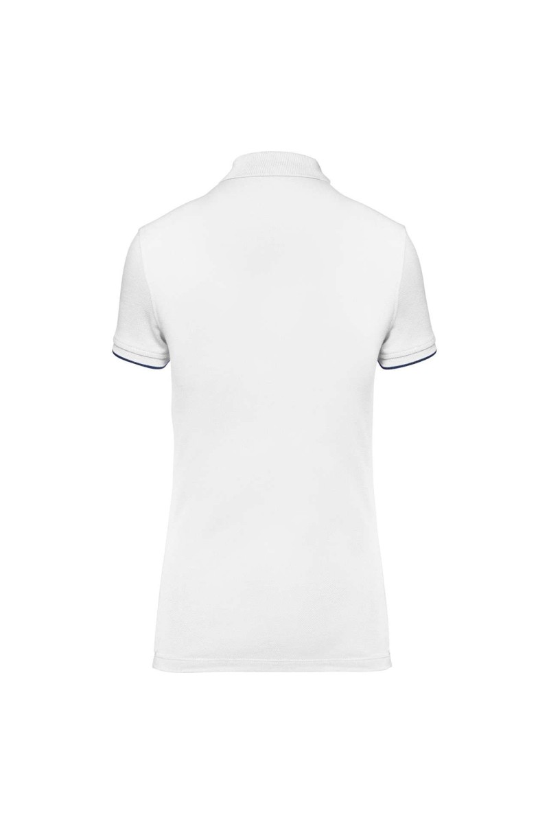 LADIES' SHORT-SLEEVED CONTRASTING DAYTODAY POLO SHIRT