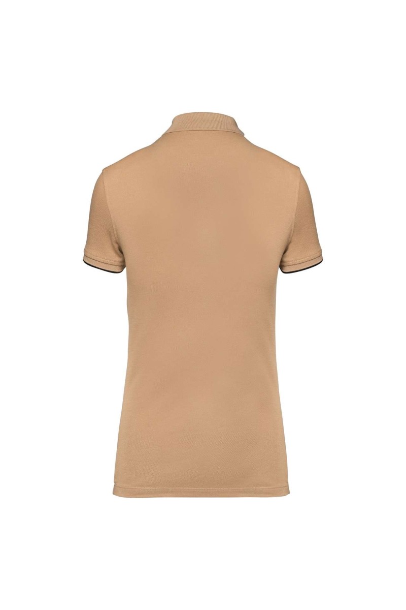 LADIES' SHORT-SLEEVED CONTRASTING DAYTODAY POLO SHIRT