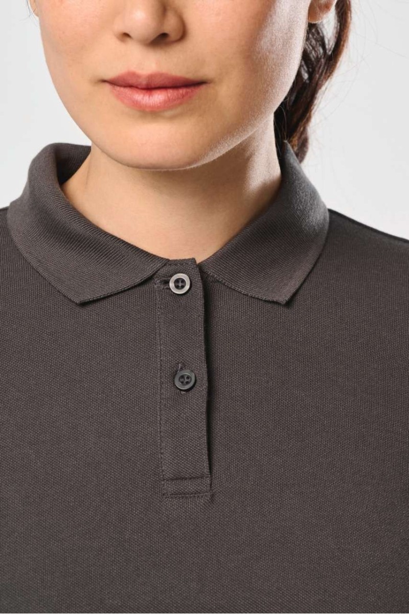 LADIES' LONG-SLEEVED POLO SHIRT