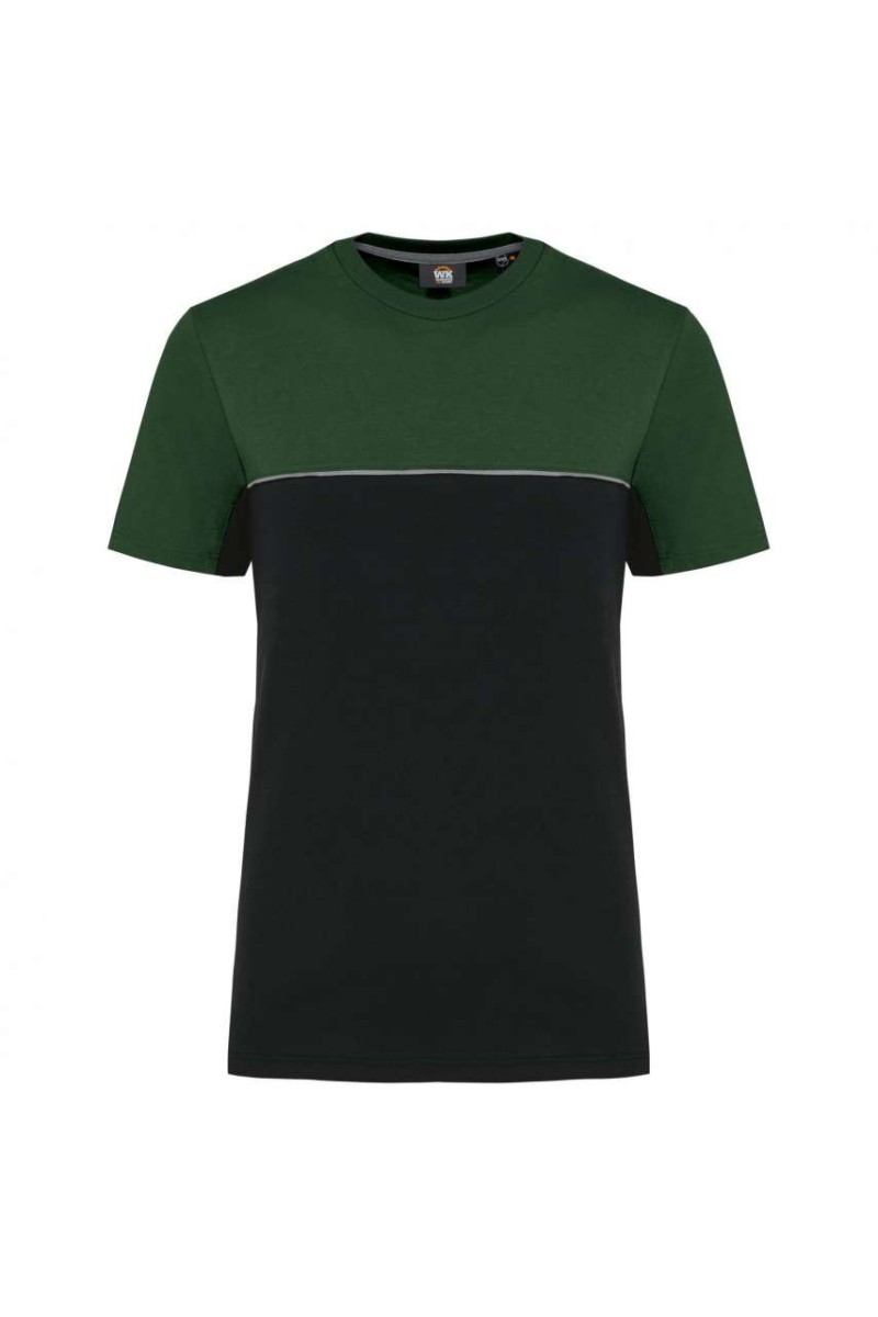 UNISEX ECO-FRIENDLY SHORT SLEEVE TWO-TONE T-SHIRT