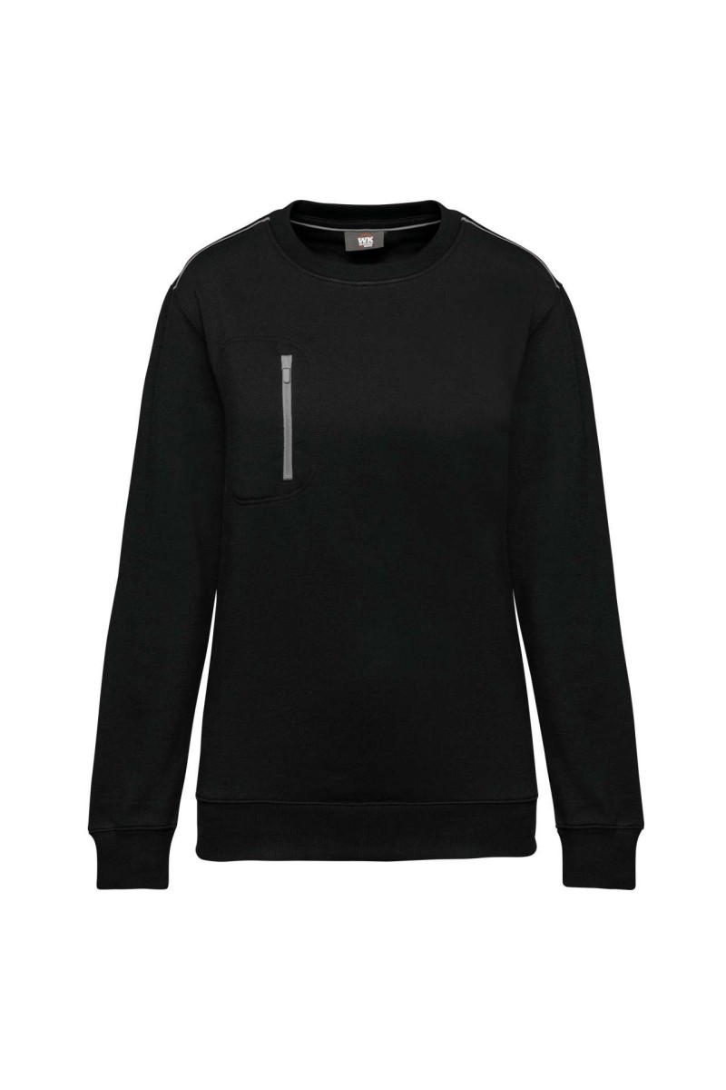 UNISEX DAYTODAY CONTRASTING POCKET SWEATSHIRT