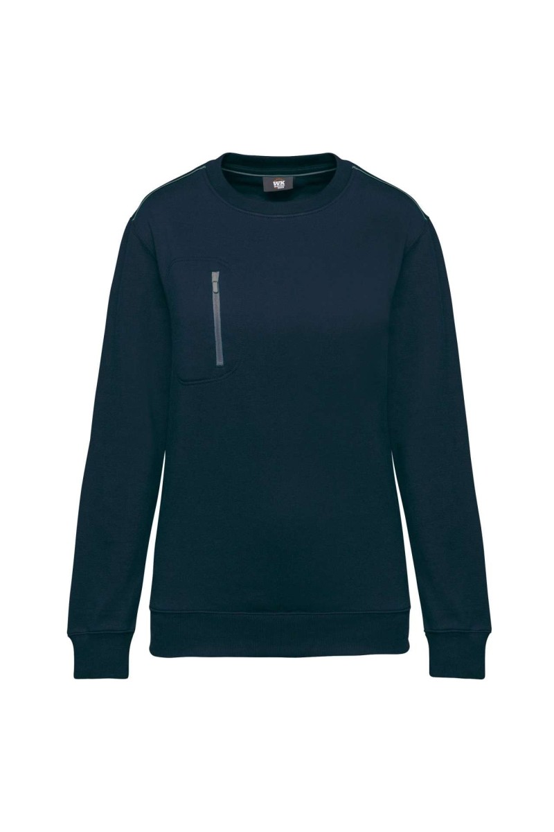 UNISEX DAYTODAY CONTRASTING POCKET SWEATSHIRT