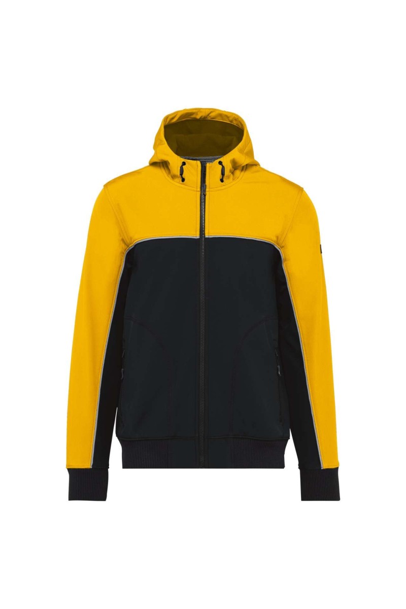 UNISEX 3-LAYER TWO-TONE BIONIC SOFTSHELL JACKET