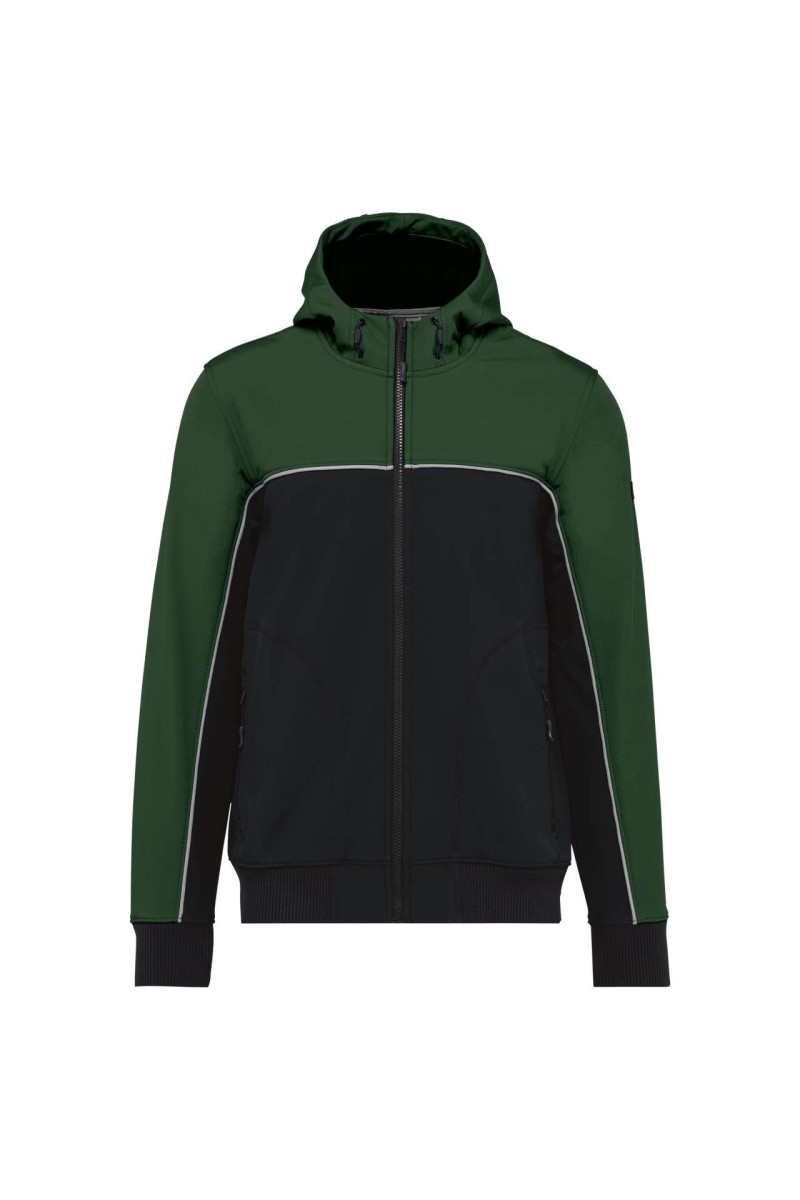 UNISEX 3-LAYER TWO-TONE BIONIC SOFTSHELL JACKET