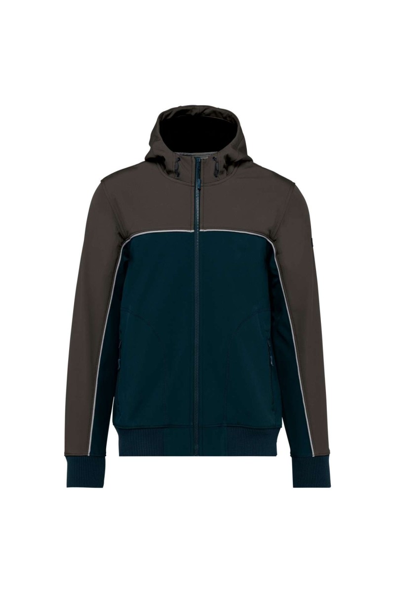 UNISEX 3-LAYER TWO-TONE BIONIC SOFTSHELL JACKET