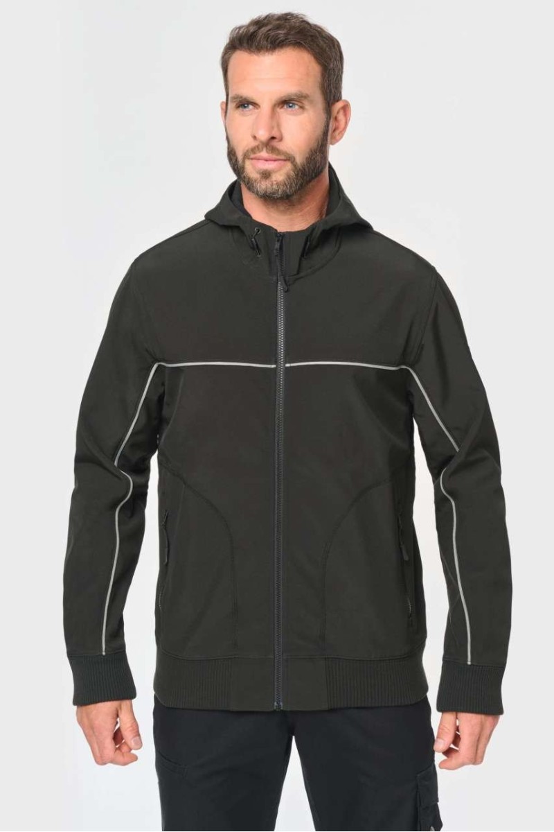 JACHETĂ SOFTSHELL BIONICĂ UNISEX CU 3 STRATURI ÎN DOUĂ TONURI