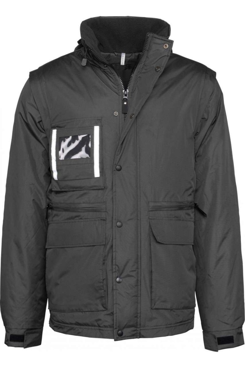 PARKA DE LUCRU CU MÂNECI DETAȘABILE