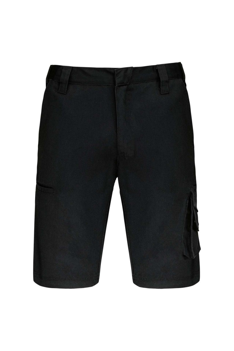 PANTALONI SCURȚI BERMUDE DE LUCRU CU BUZUNARE MULTIPLE