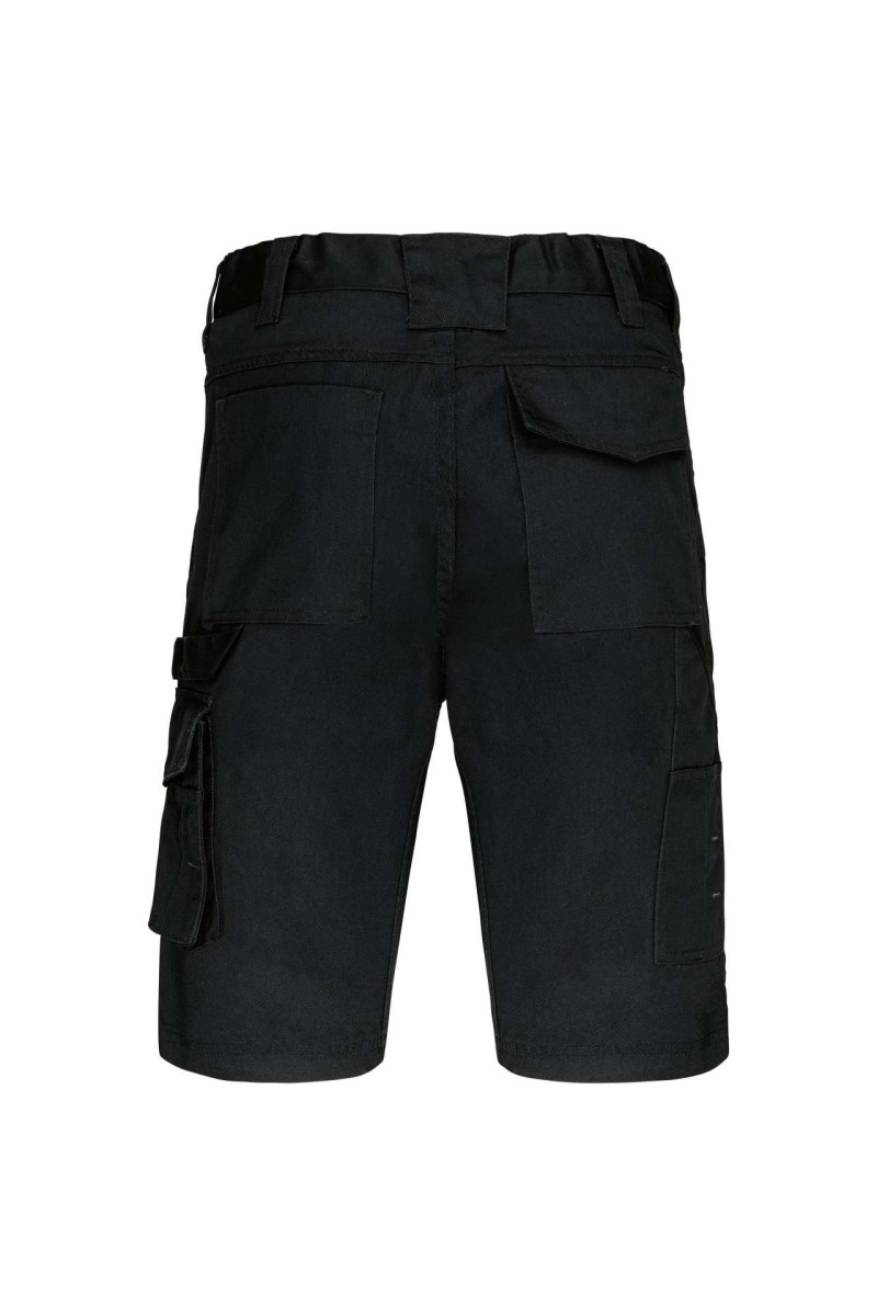 PANTALONI SCURȚI BERMUDE DE LUCRU CU BUZUNARE MULTIPLE