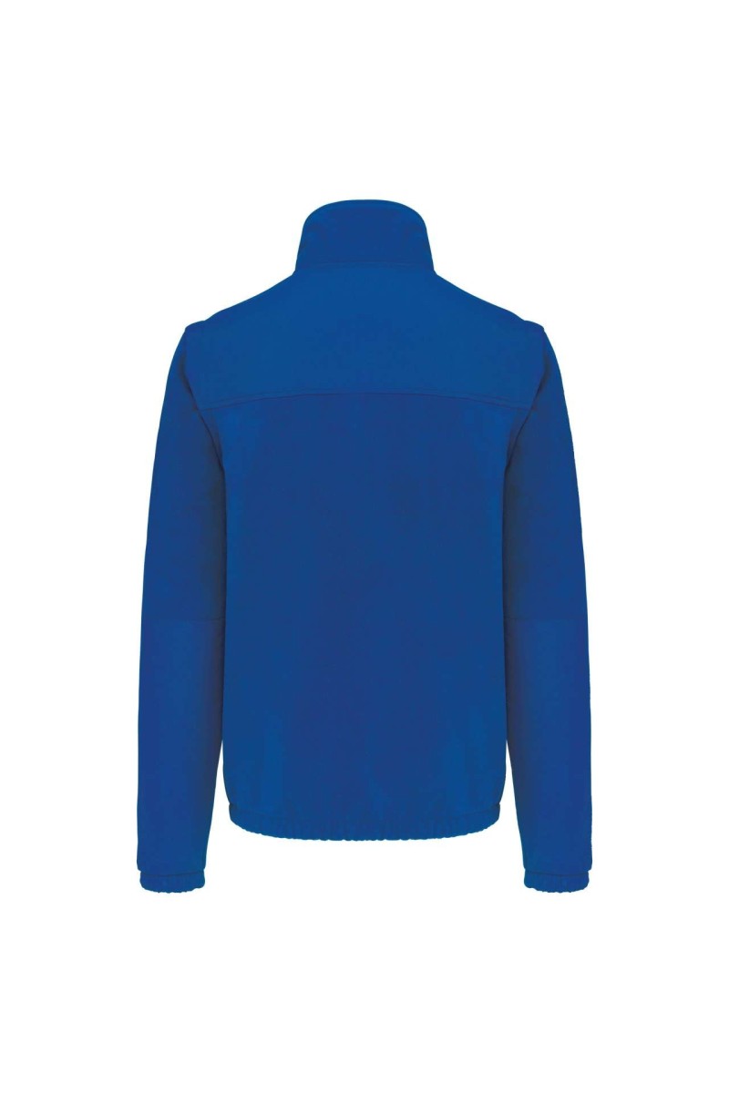FLEECE JACKET WITH REMOVABLE SLEEVES