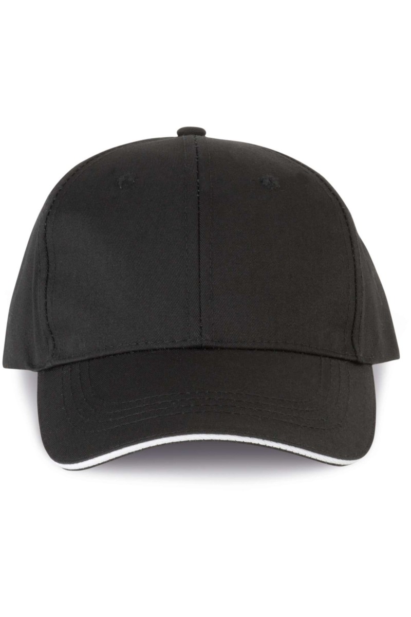 OEKOTEX CERTIFIED 6 PANELS CAP WITH SANDWICH PEAK