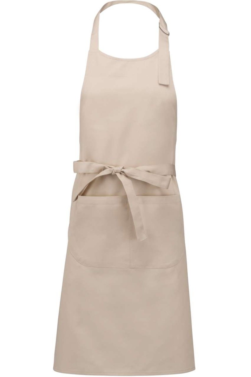 COTTON APRON WITH POCKET