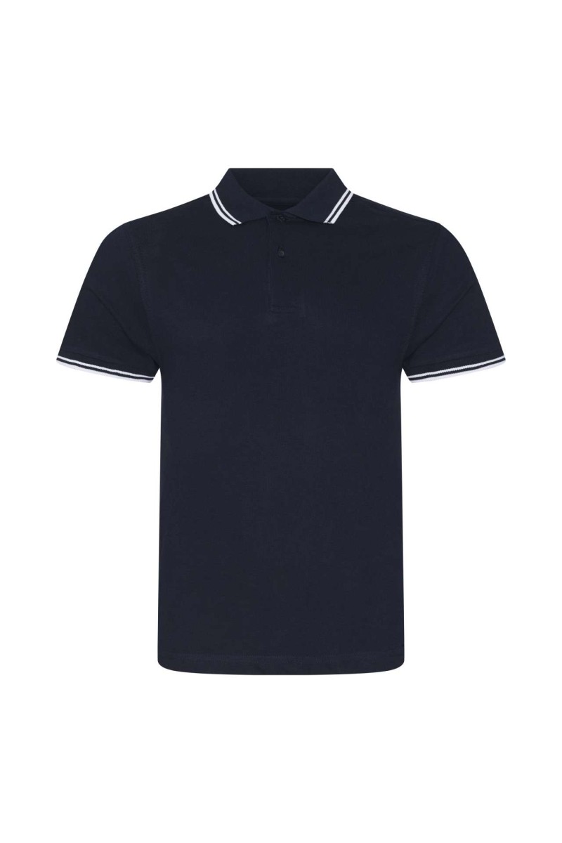 Tricou polo stretch cu tipsuri - Just Polos