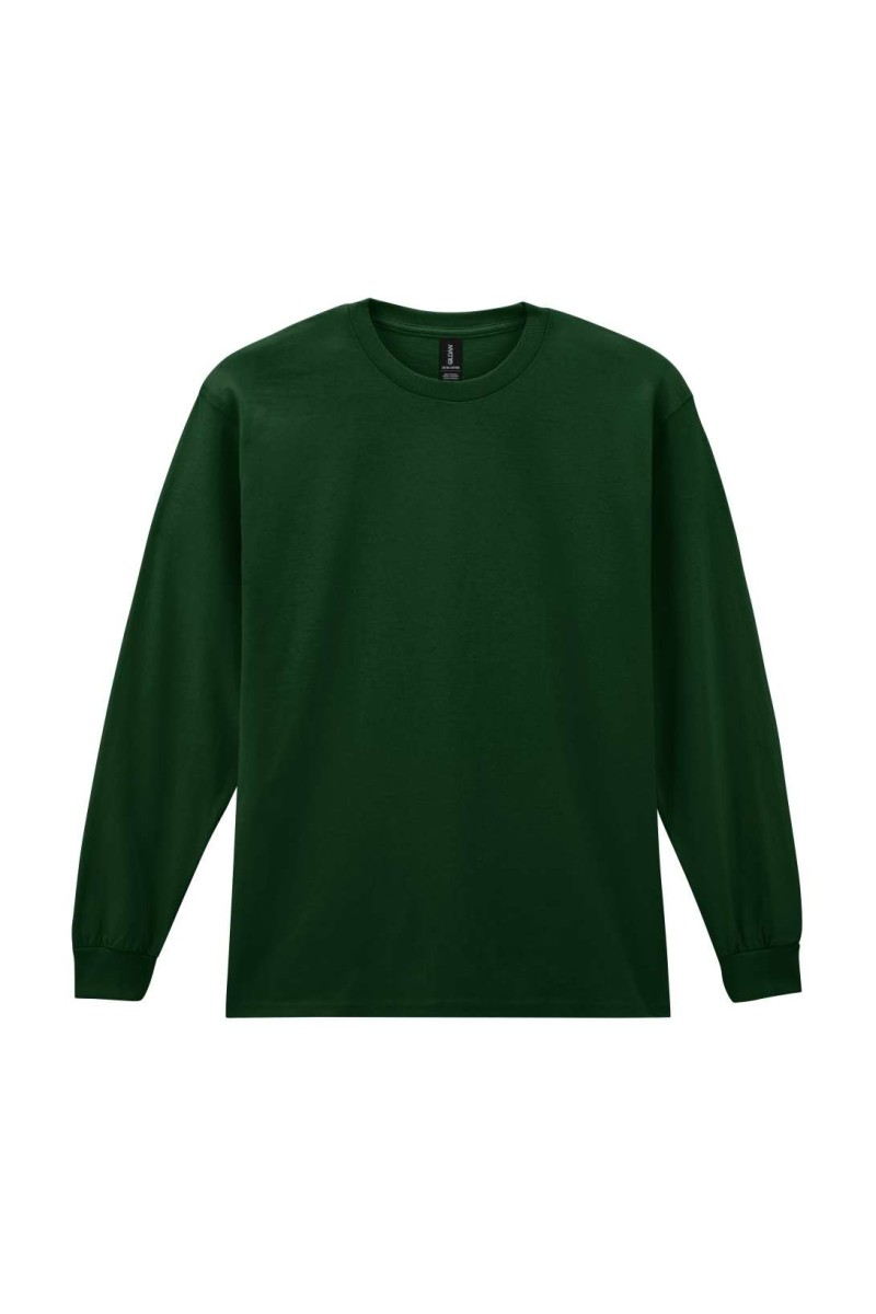 Tricou cu mânecă lungă Ultra Cotton™ pentru adulți - Gildan