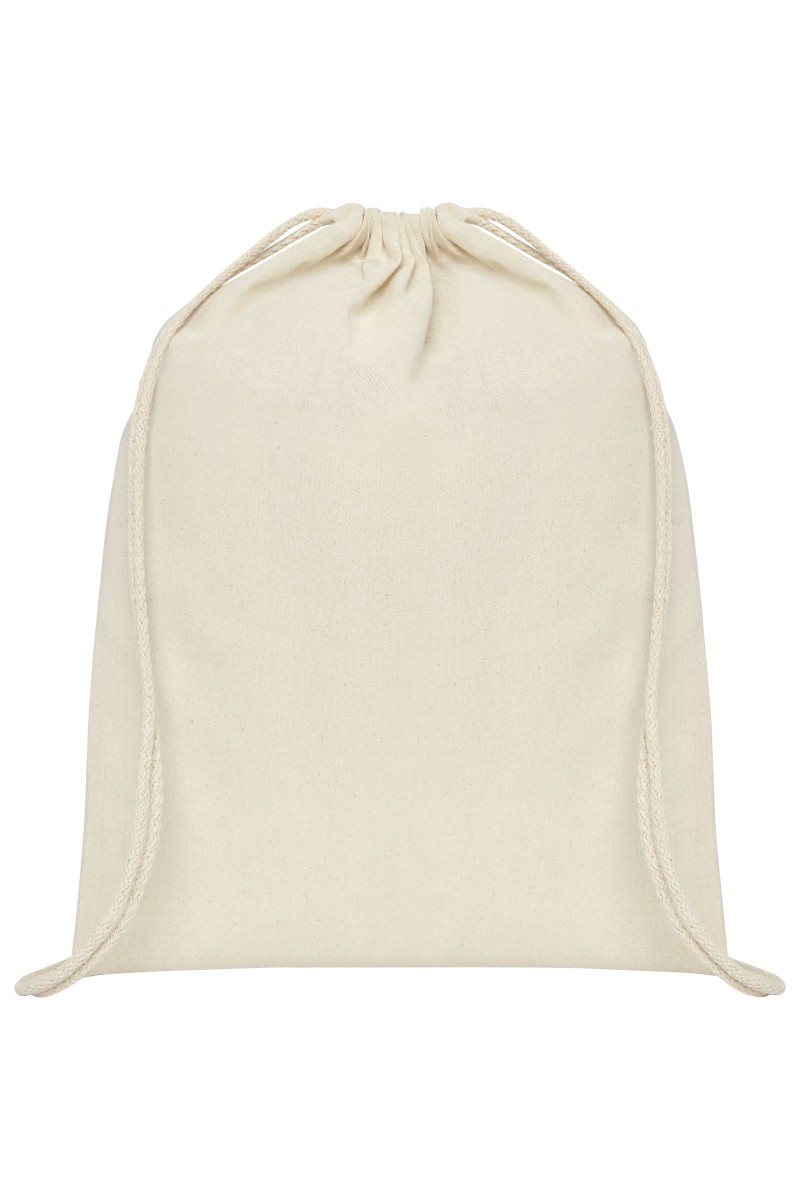 Oregon 140 g/m² cotton drawstring bag 5L