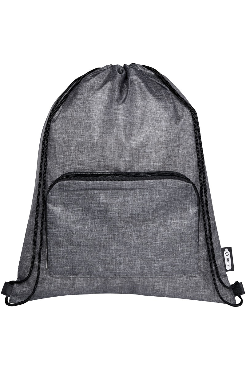 Ash recycled foldable drawstring bag 7L