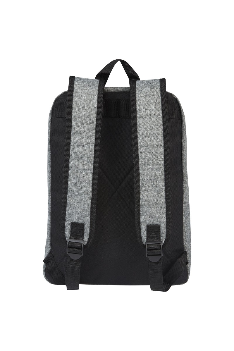 Reclaim 15" GRS recycled two-tone laptop backpack 14L