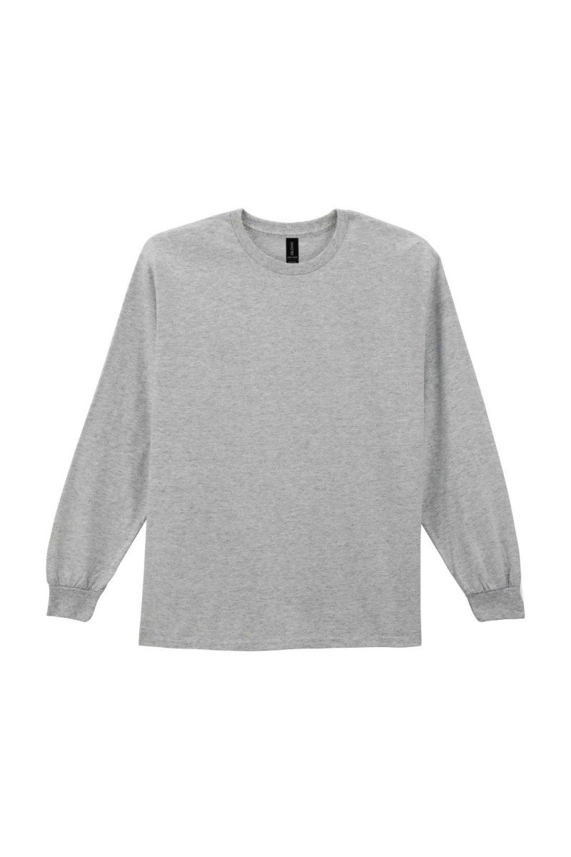 Tricou cu mânecă lungă Ultra Cotton™ pentru adulți - Gildan