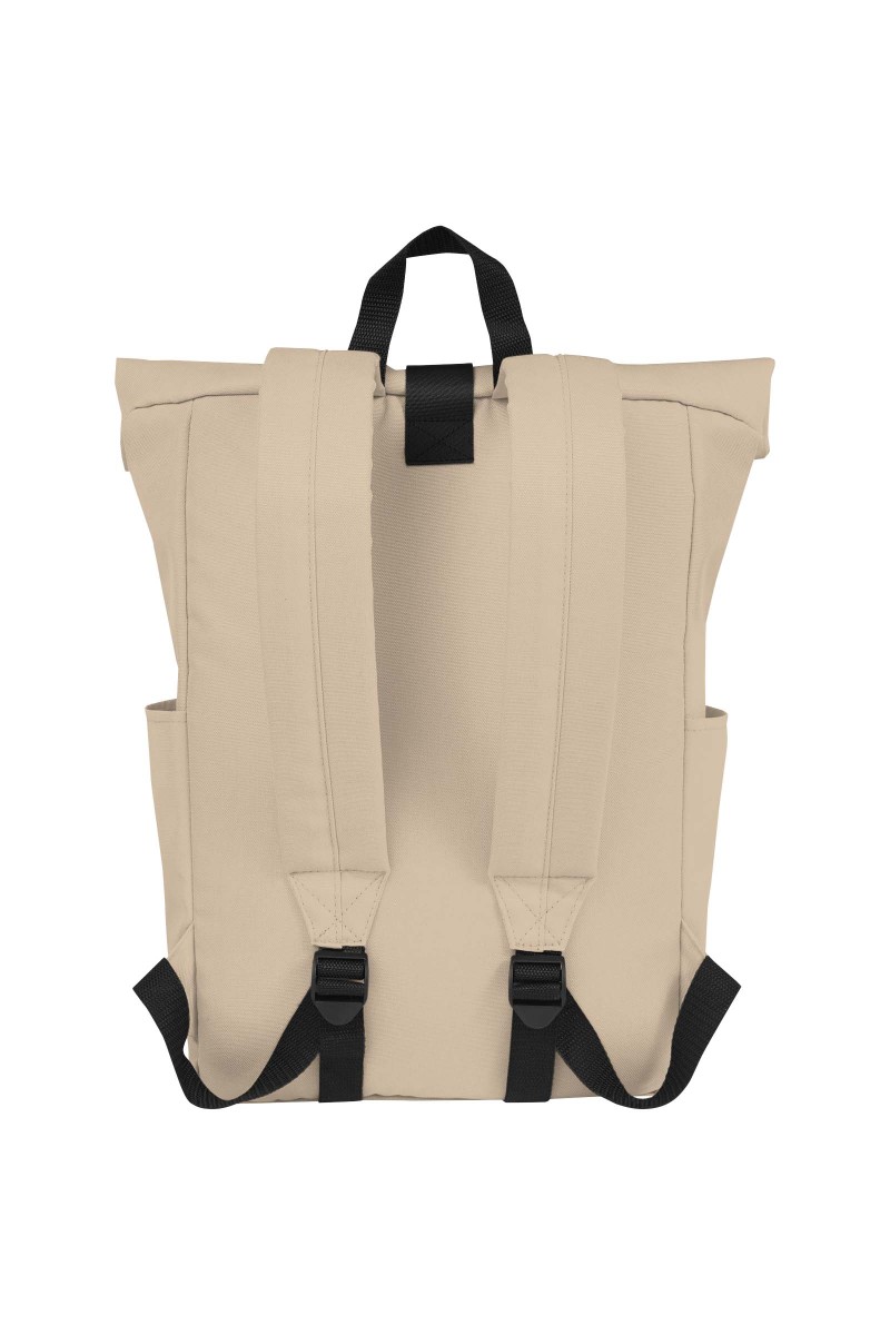 Byron 15.6" GRS RPET roll-top backpack 18L