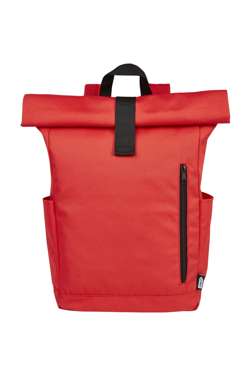 Byron 15.6" GRS RPET roll-top backpack 18L