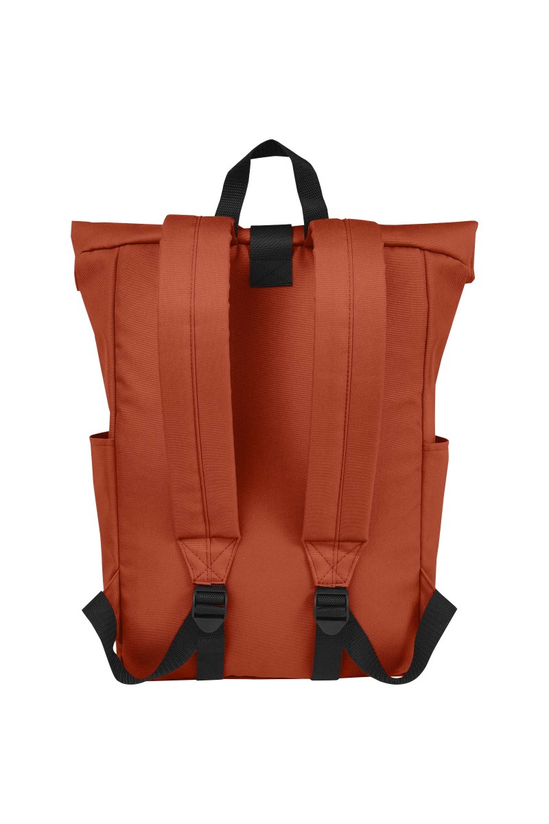 Byron 15.6" GRS RPET roll-top backpack 18L