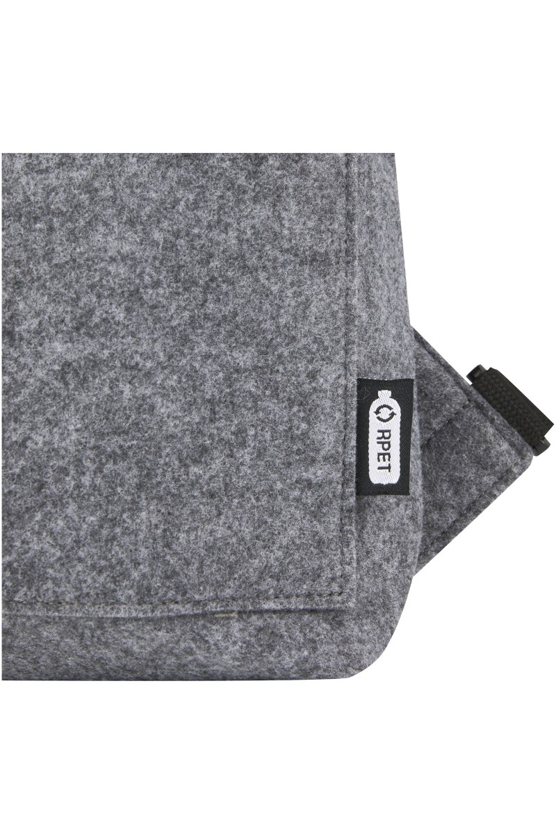 Felta GRS recycled felt roll-top bike bag 13L