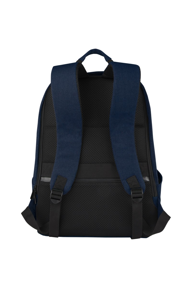 Joey 15.6" GRS recycled canvas anti-theft laptop backpack 18L