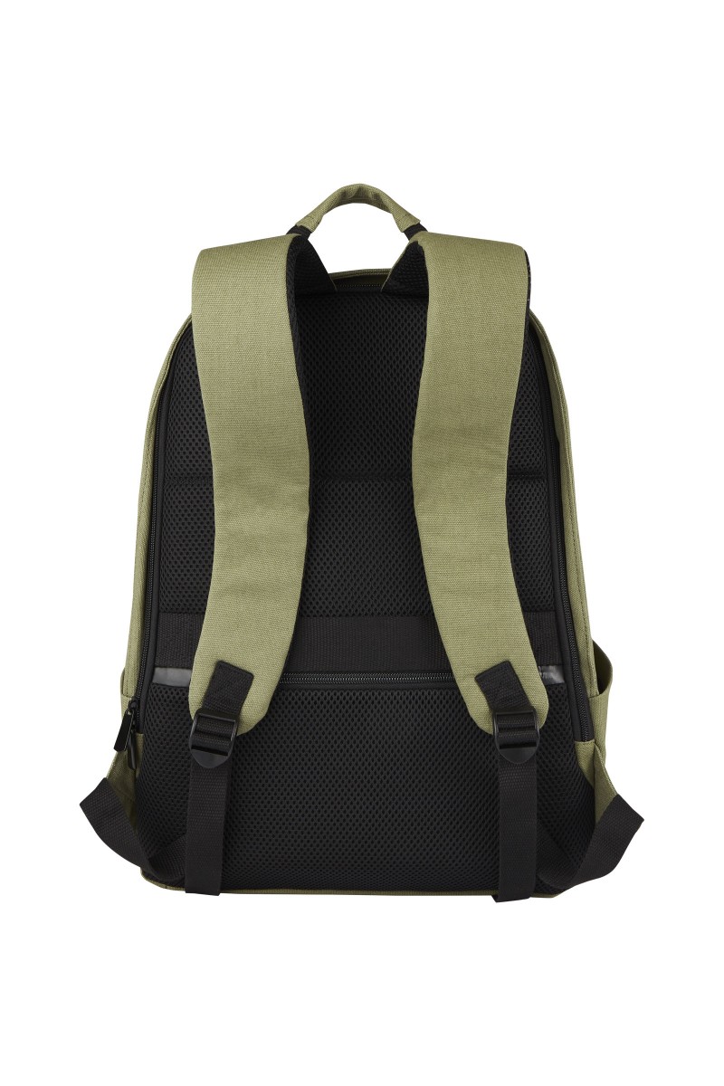 Joey 15.6" GRS recycled canvas anti-theft laptop backpack 18L