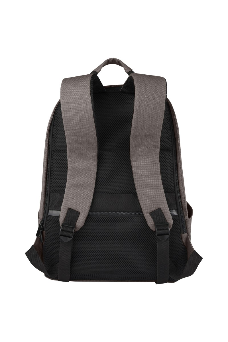 Joey 15.6" GRS recycled canvas anti-theft laptop backpack 18L