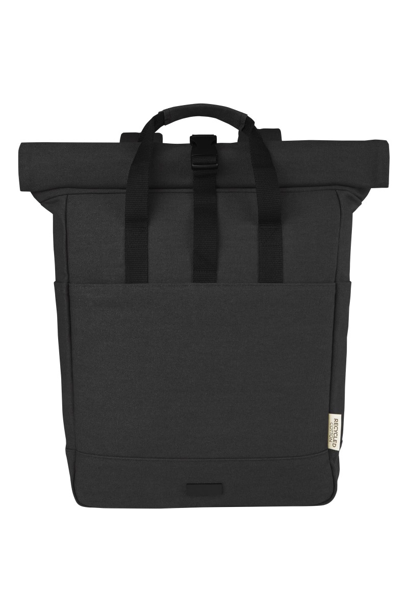Joey 15” GRS recycled canvas rolltop laptop backpack 15L