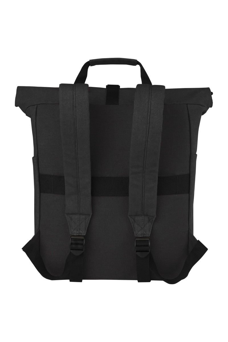 Joey 15” GRS recycled canvas rolltop laptop backpack 15L