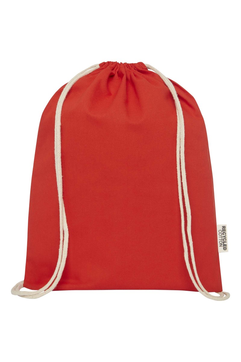 Oregon 140 g/m² GRS recycled cotton drawstring bag