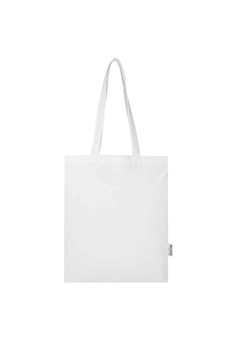 Madras Blend 140 g/m² GRS recycled cotton tote bag 7L