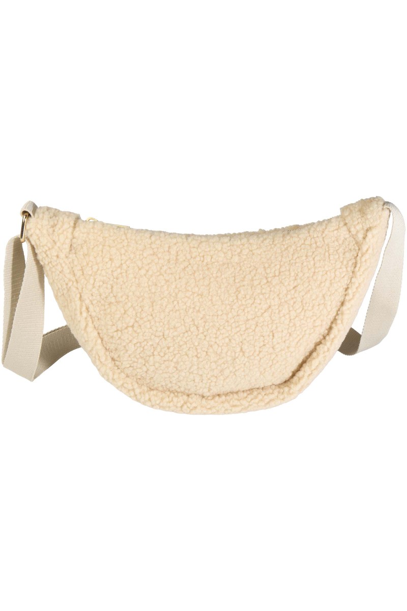 Bear GRS recycled sherpa crossbody bag 3L