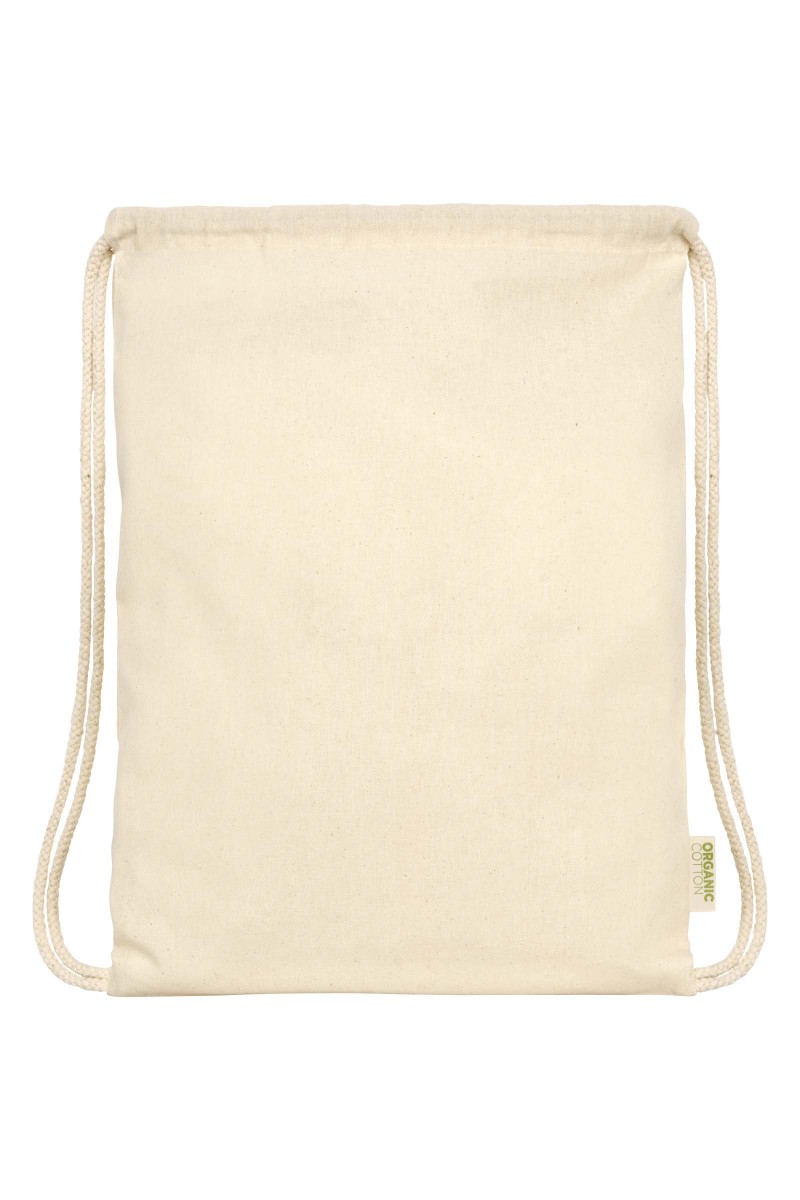 Odisha 100 g/m² OCS organic drawstring bag 5L