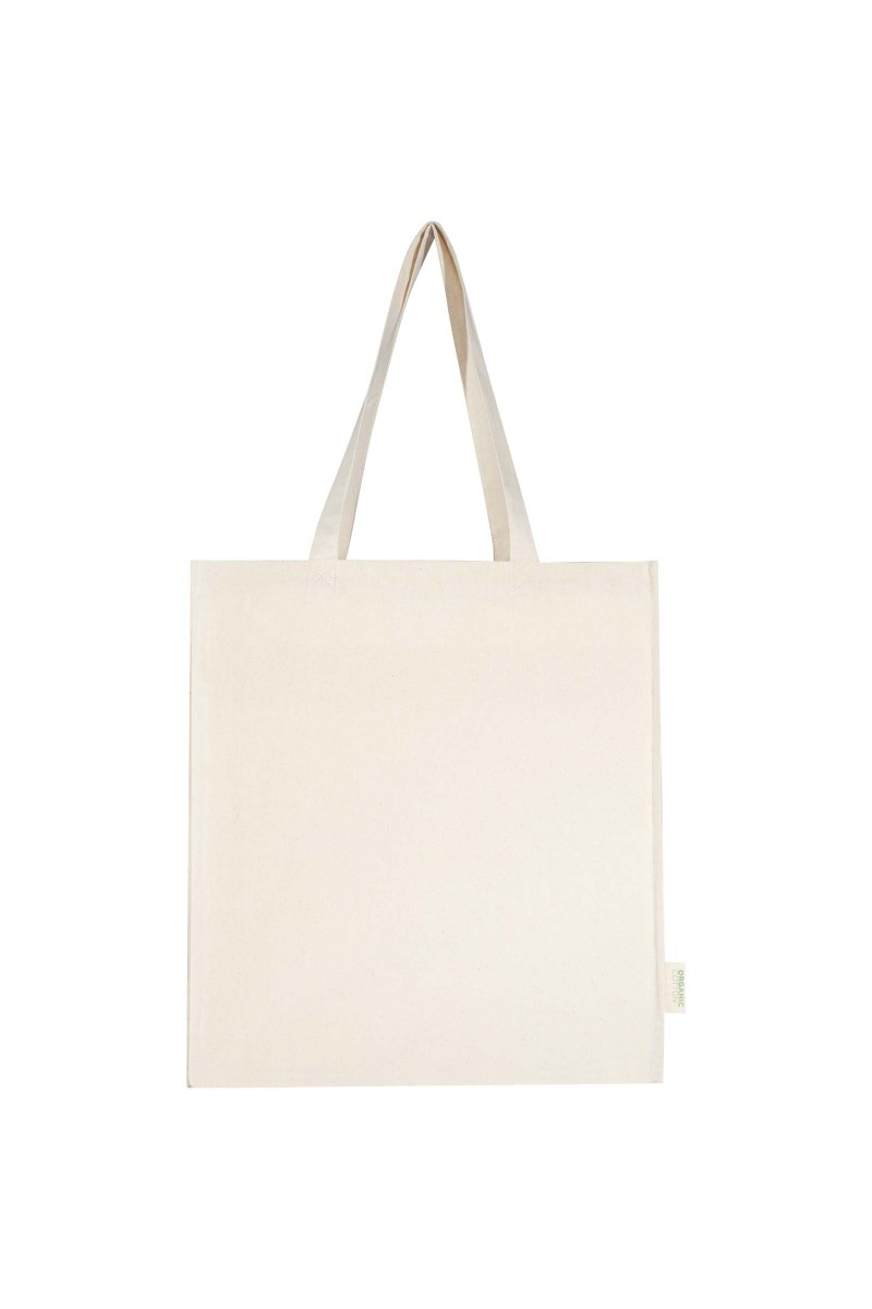 Odisha 180 g/m² OCS organic full gusset tote bag 14L
