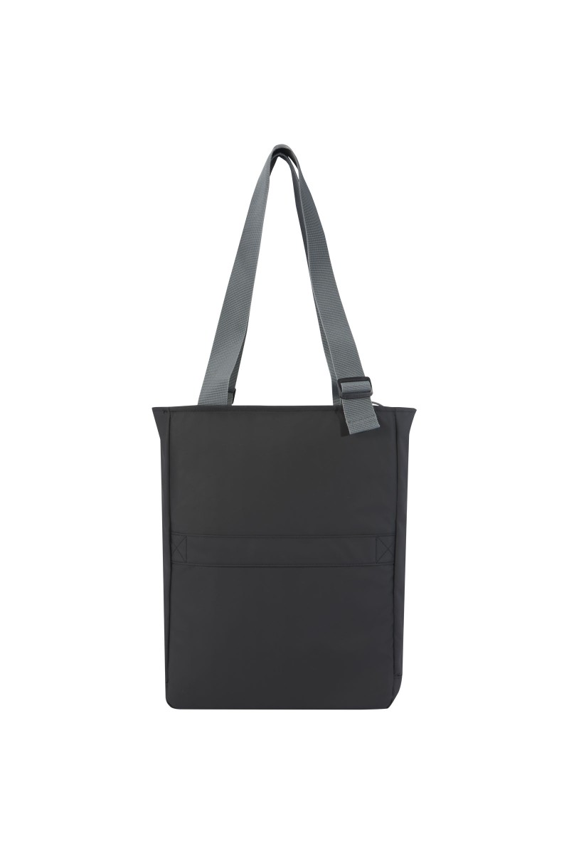 Aqua 14" GRS recycled water resistant laptop tote bag 14L