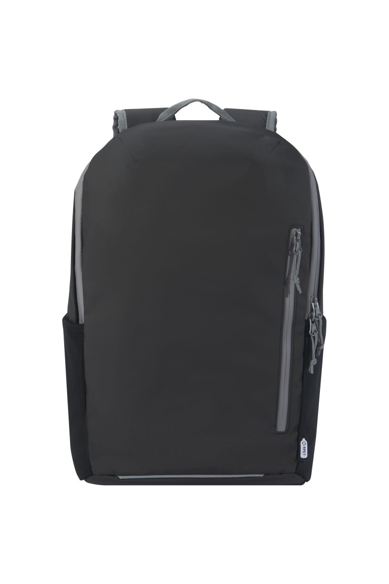 Aqua 15" GRS recycled water resistant laptop backpack 21L