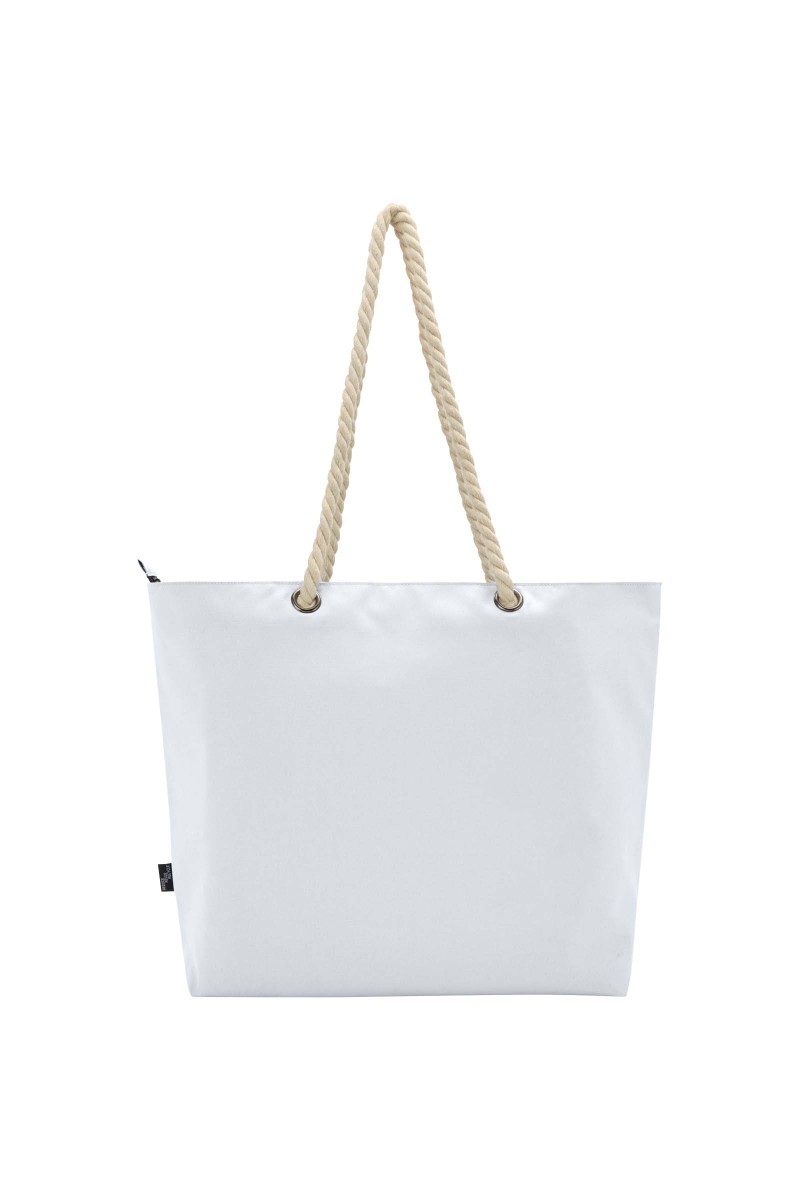 Panama GRS recycled beach cooler tote bag with cord handles 23L