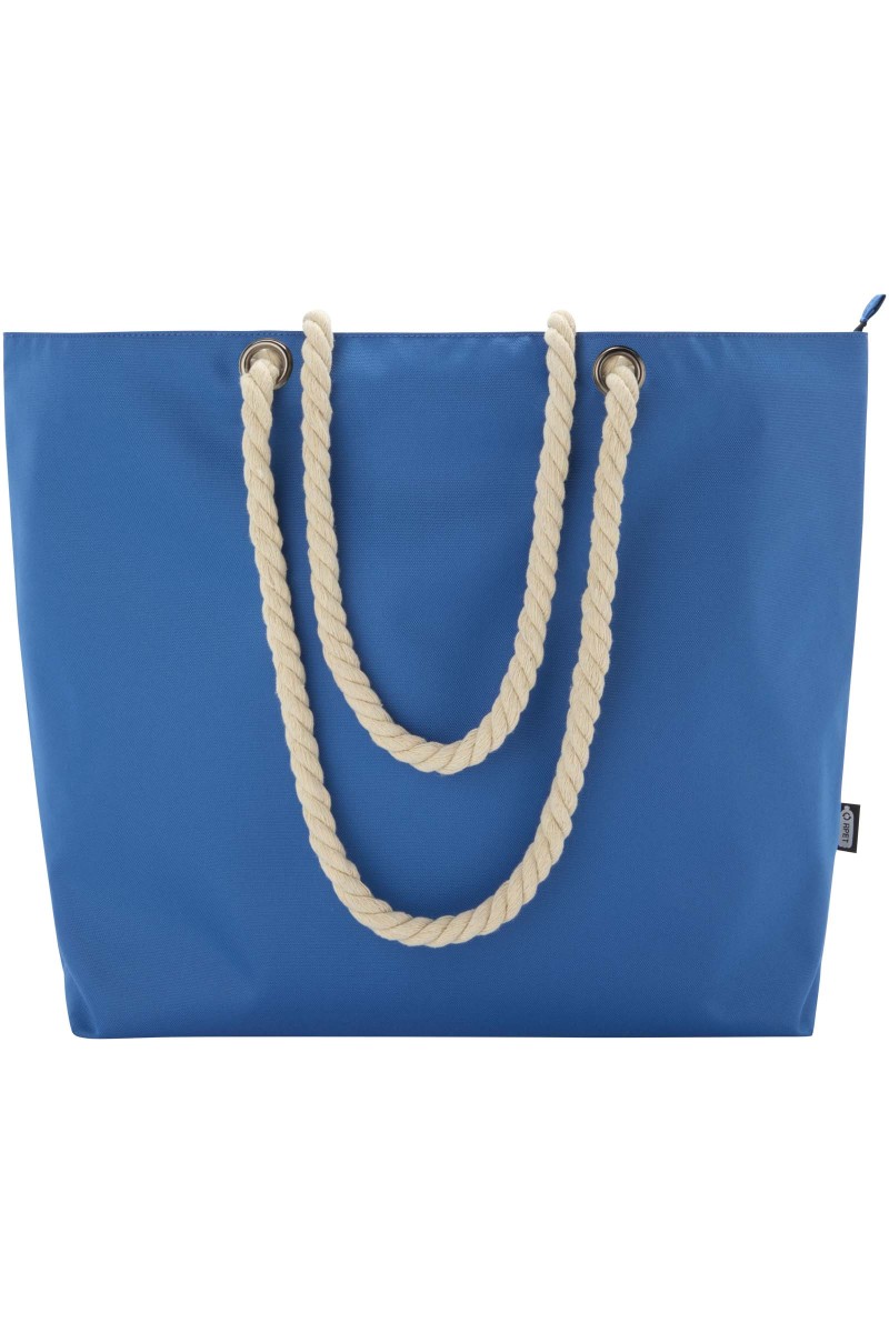 Panama GRS recycled beach cooler tote bag with cord handles 23L