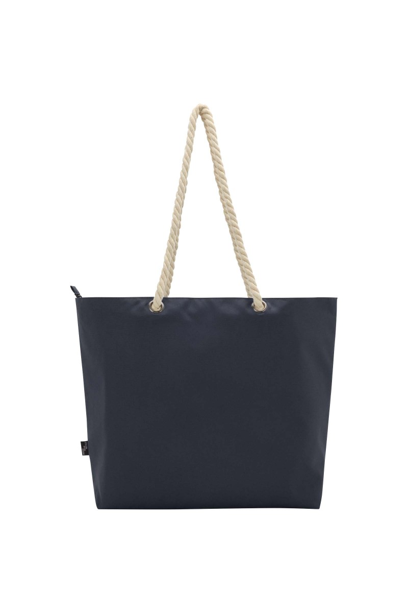 Panama GRS recycled beach cooler tote bag with cord handles 23L