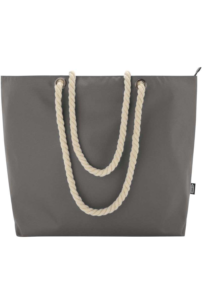 Panama GRS recycled beach cooler tote bag with cord handles 23L