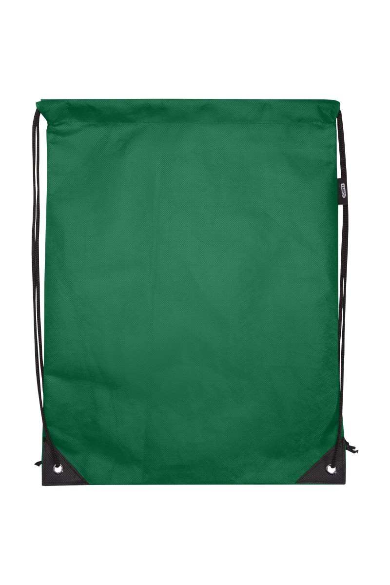 Evergreen GRS recycled non-woven drawstring bag 5L