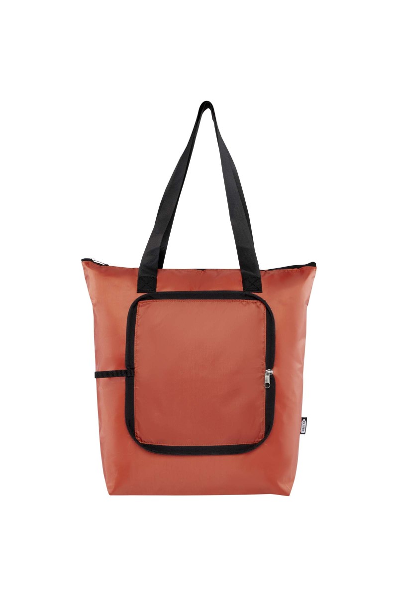 EcoFold RPET foldable tote cooler bag 15L