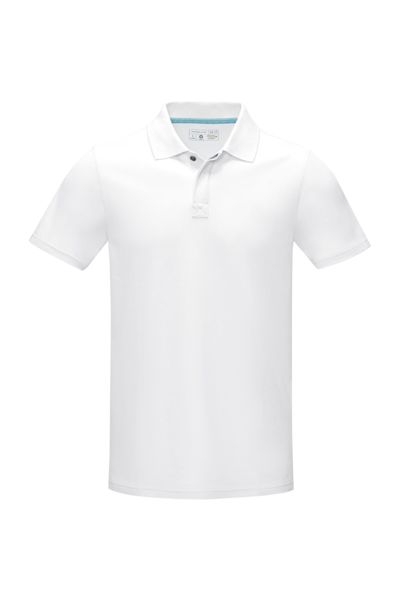 Graphite short sleeve men’s organic polo