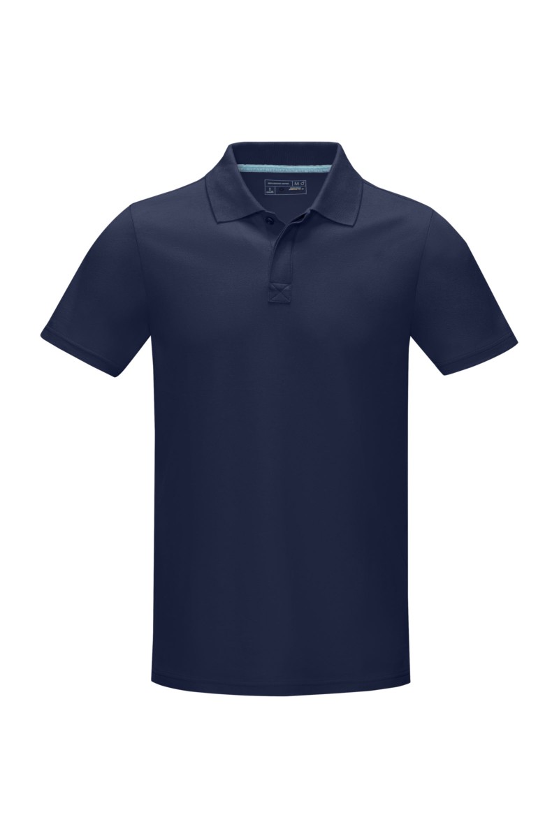 Graphite short sleeve men’s organic polo