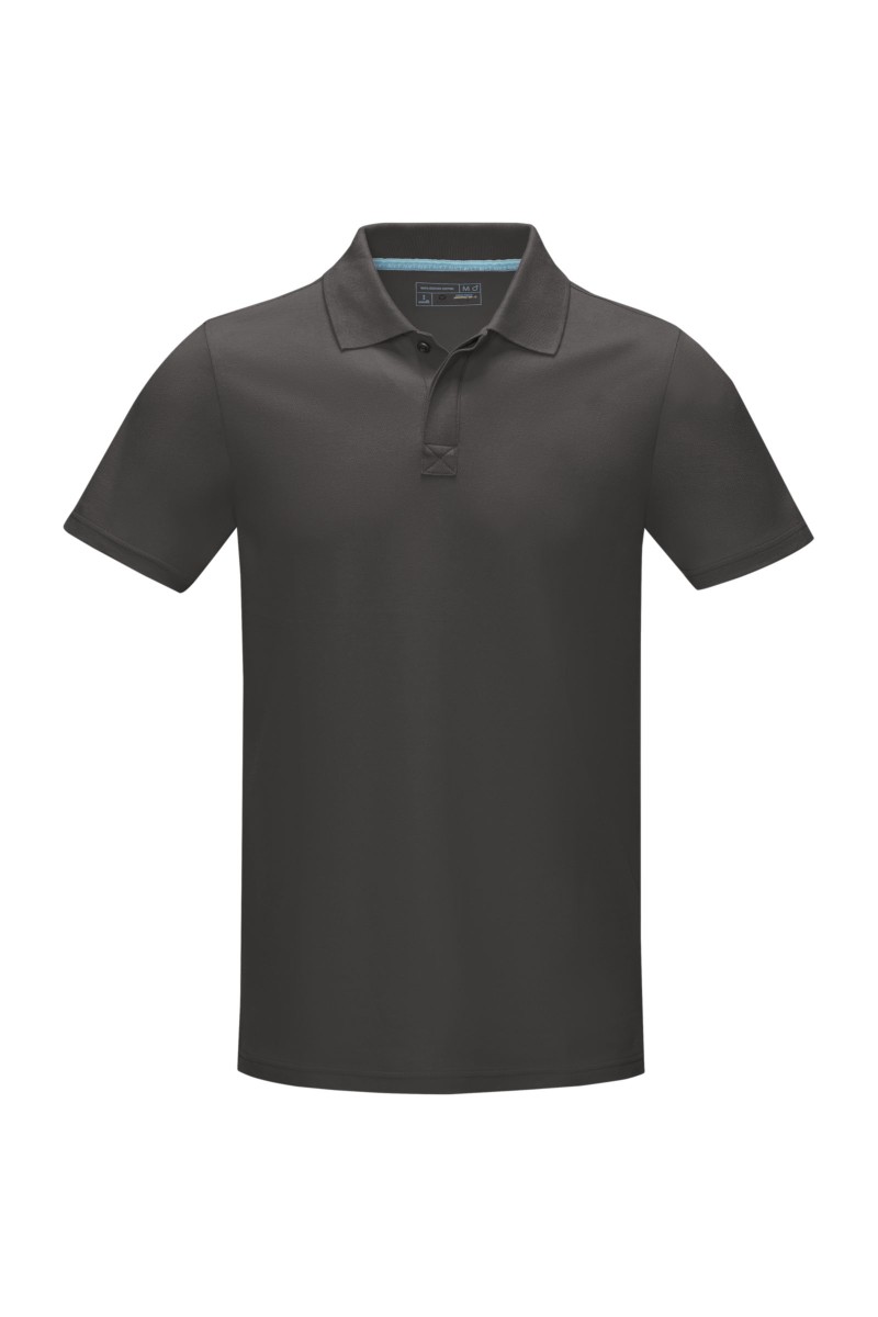 Graphite short sleeve men’s organic polo