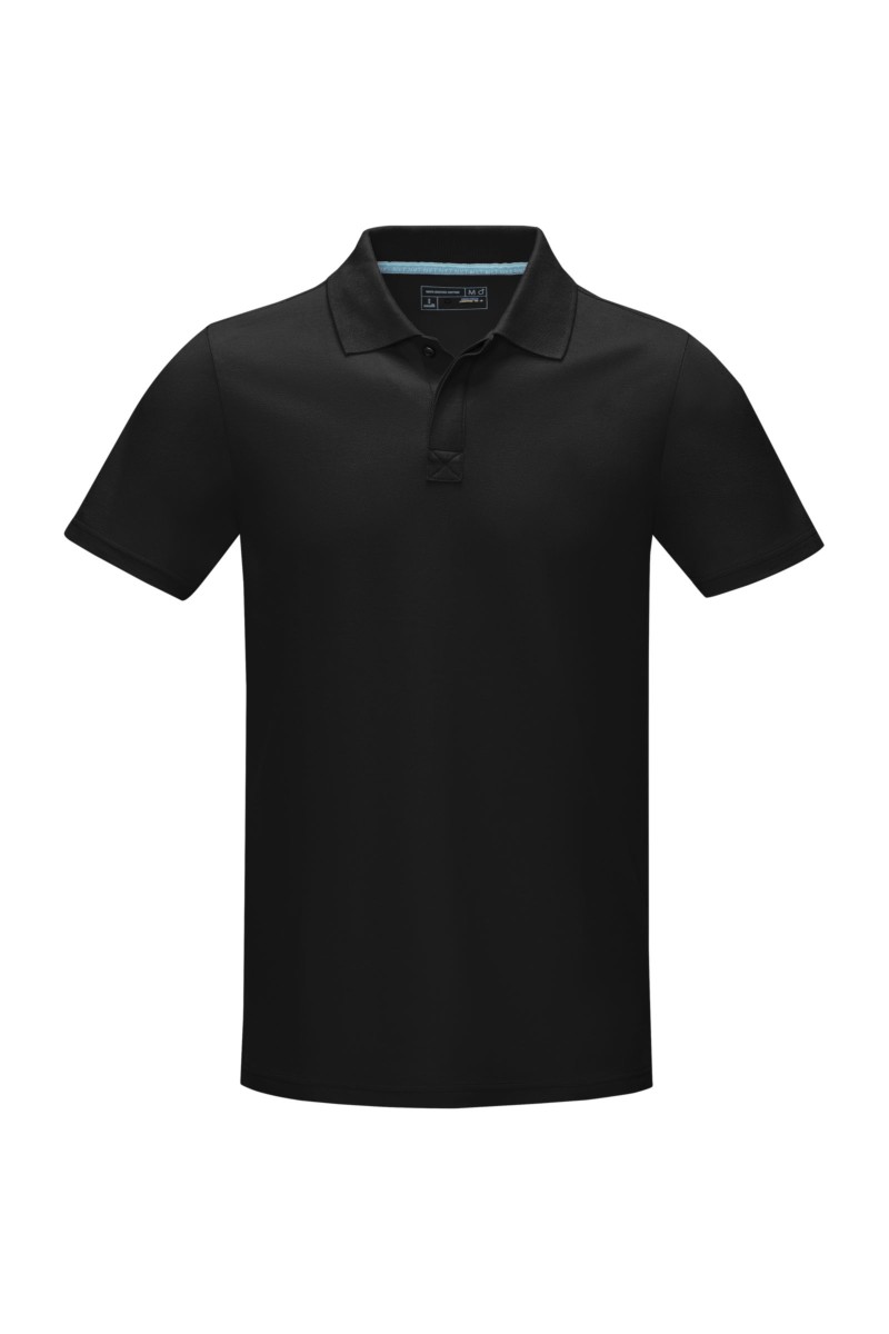 Graphite short sleeve men’s organic polo