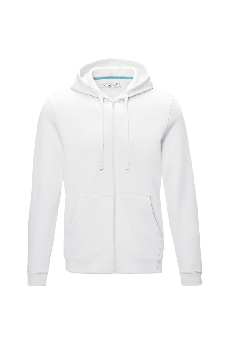 Ruby men’s organic recycled full zip hoodie
